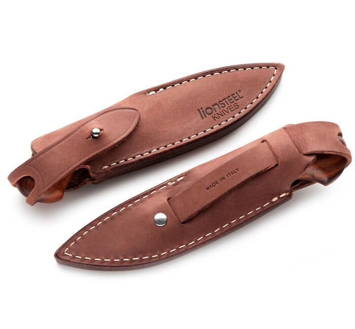 Lionsteel WILLY WL1 Μαχαίρι με Σταθερή Λάμα και Λαβή από Ξύλο Santos