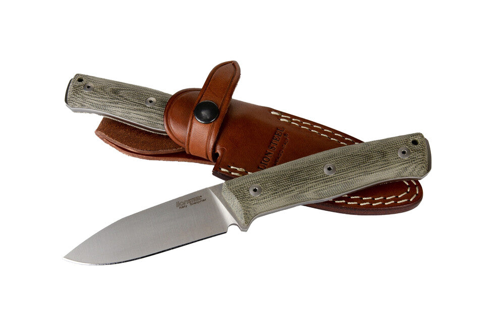 Lionsteel B35 CVG Μαχαίρι Bushcraft με Σταθερή Λάμα από Χάλυβα Sleipner