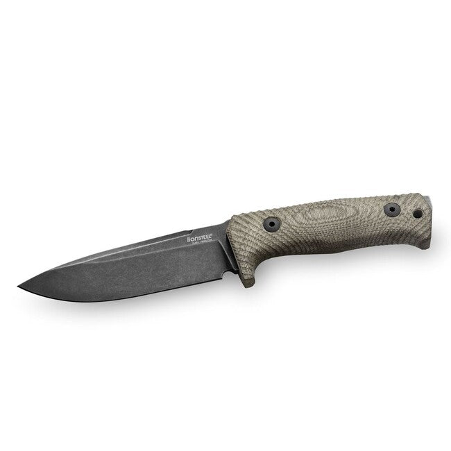 Lionsteel T5B Μαχαίρι Μεσαίου Μήκους με Λαβή Canvas Micarta CVG, Πράσινο