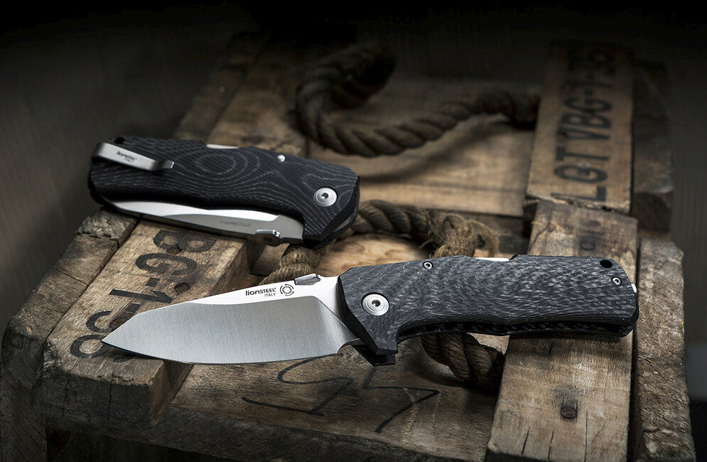 Lionsteel TM1 CS Πολύ Στιβαρό Μαχαίρι Τσέπης με Λάμα Ατσάλι Sleipner