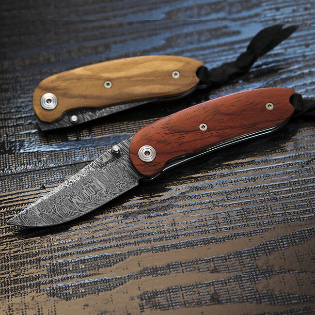 Lionsteel 8210D UL Μαχαίρι Τσέπης με Λάμα Δαμασκό