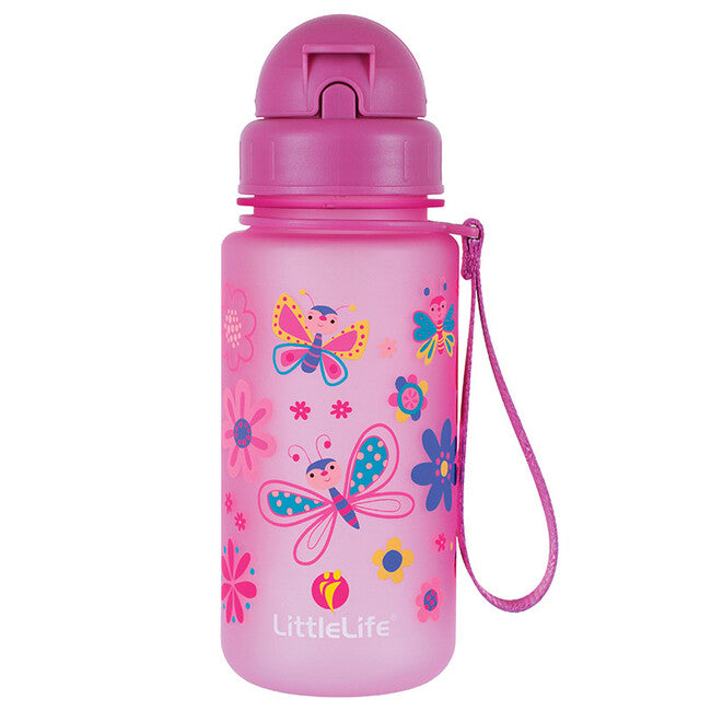 LittleLife Παιδικό Μπουκάλι Νερού, Πεταλούδες, 400ml