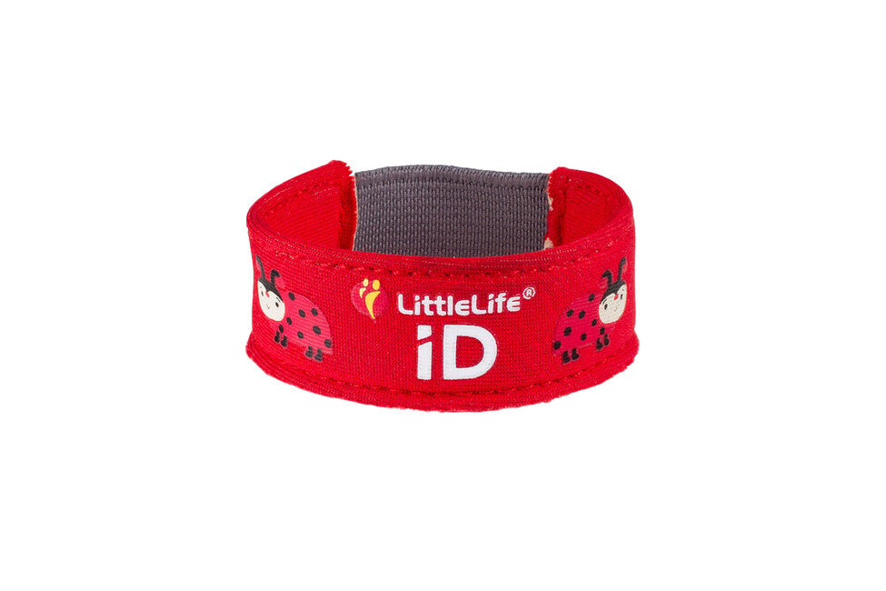 LittleLife iD Strap Ζώνη Ασφαλείας Παιδική Πασχαλίτσα, 8 x 2,2 cm