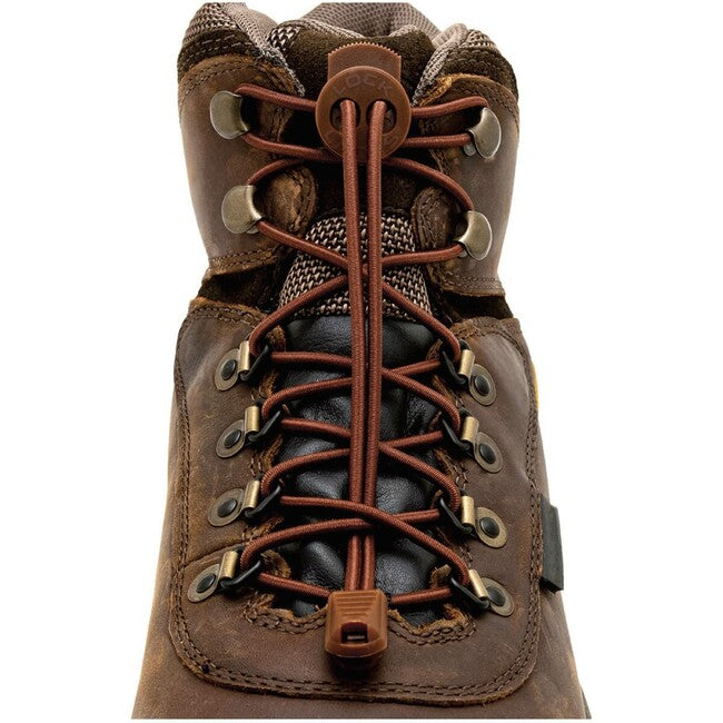 Lock Laces Κορδόνια Τρεκινγκ, Σκούρο Καφέ