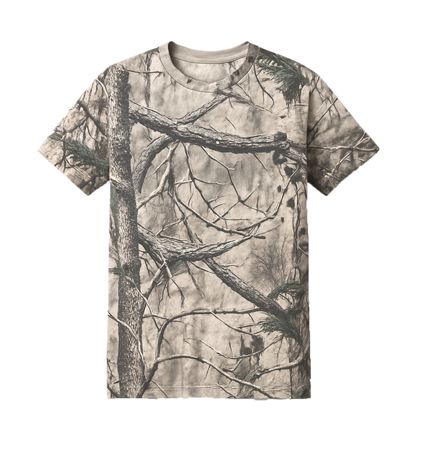 Loshan Kerry μπλουζάκι, σχέδιο real tree καφέ
