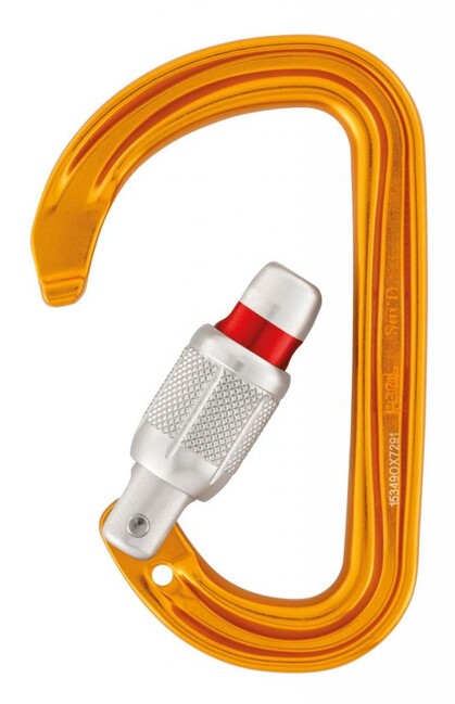 Petzl Sm'D Καραμπίνα Screw-Lock με Σπειρωτή Ασφάλεια, Ασημί