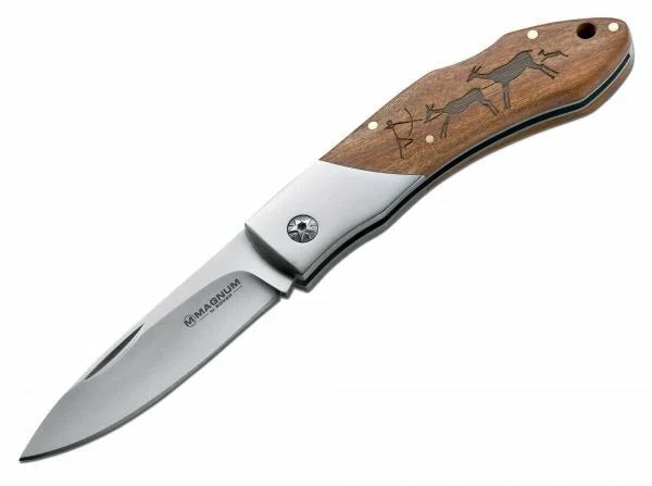 Magnum Caveman Steel Μαχαίρι Τσέπης Με Κλείστρο, 8,2 cm, Καφέ
