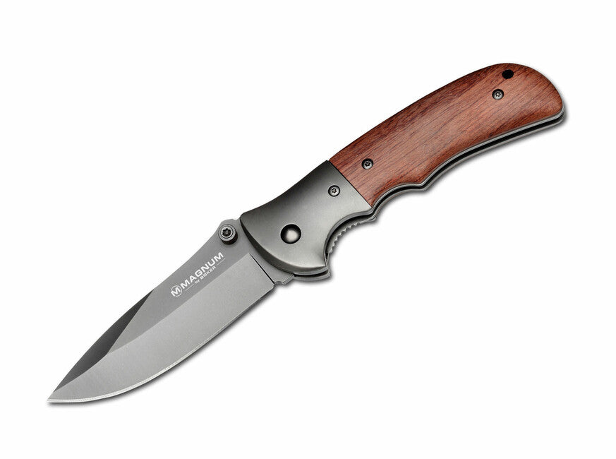BÖKER® Magnum Co-Operator Μαχαίρι Τσέπης 8,7 cm, Ξύλο, Ανοξείδωτο Χάλυβα