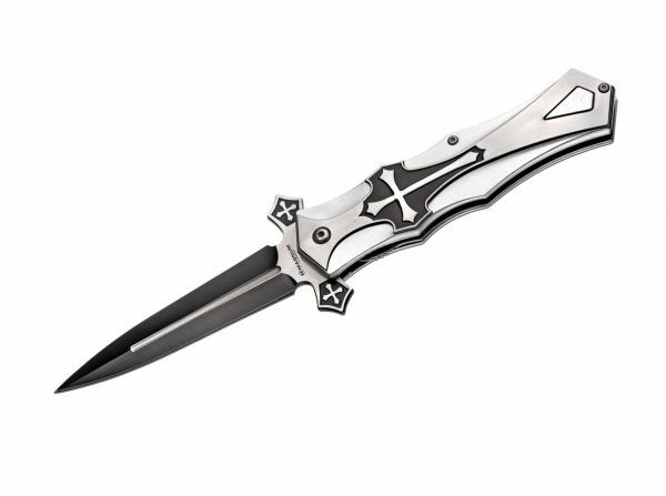 BÖKER® Magnum Crusader Μαχαίρι Τσέπης 10 cm, Μαύρο, Αλουμίνιο