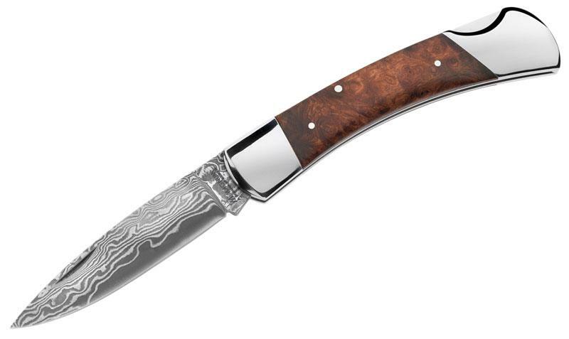 BÖKER® Magnum Damascus Lord Τσέπης Μαχαίρι 9,2 cm, Δαμασκηνό, Ξύλο Ρίζας