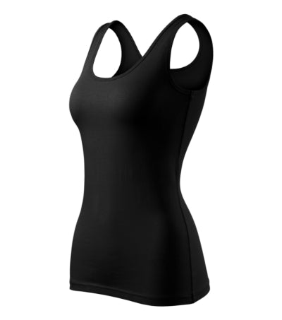 Malfini Triumph αμάνικο μπλουζάκι γυναικείο 180g/m2, μαύρο