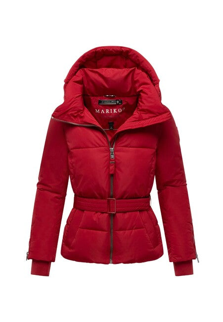 Marikoo Aleyna16 zimska jakna ženski s kapuco, deep red