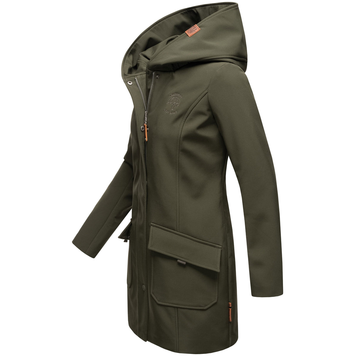 Marikoo Mayleen dámska softshell bunda, olivová