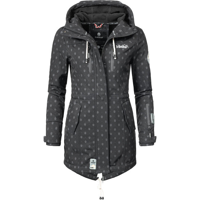 Marikoo ZIMTZICKE P Μπουφάν Softshell με Κουκούλα Γυναικείο Χειμωνιάτικο