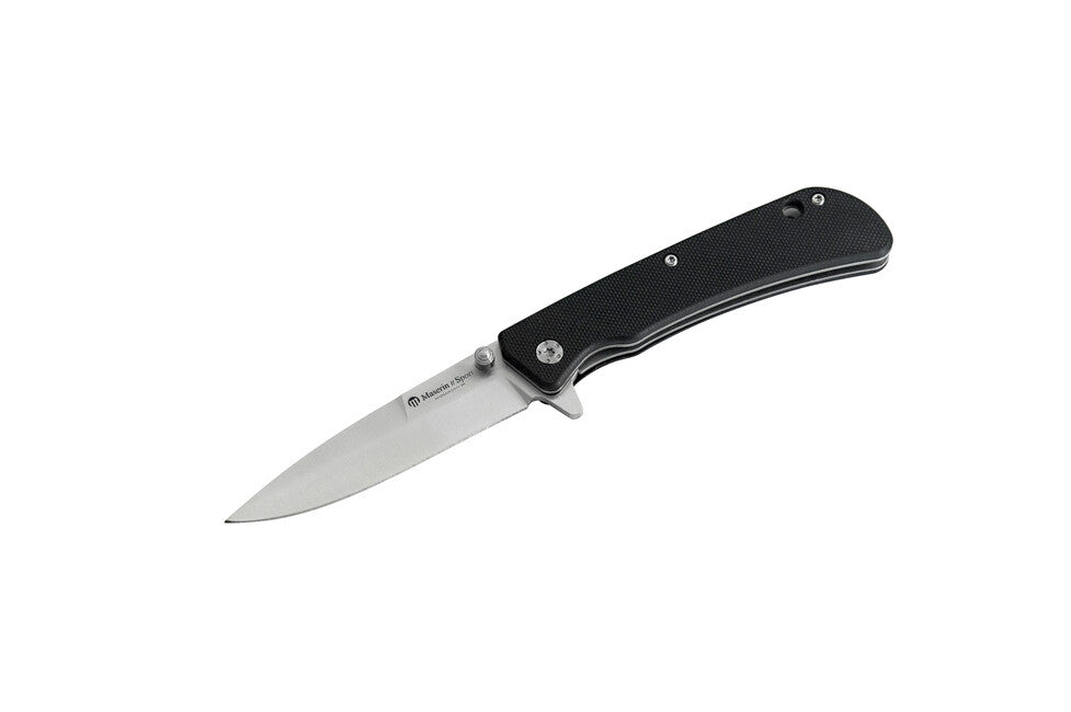Maserin Sporting Μαχαίρι G10, Μαύρο, Cm 17,5
