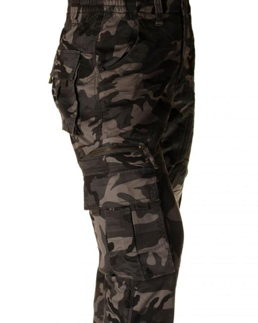 Loshan Alan Παντελόνι Θερμικό Ανδρικό, Camo Γκρι