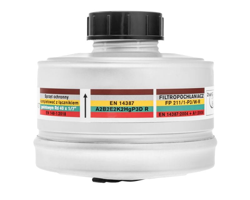 Maskpol FP 211/1-P3/W-R/FF συνδυασμένο φίλτρο P3 για αερίωση προσώπου