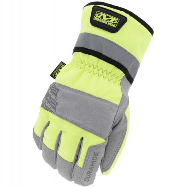Mechanix ColdWork Gauntlet Δερμάτινα Γάντια Hi-Viz, κίτρινο