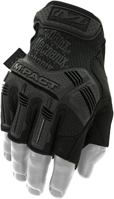 Mechanix M-Pact Γάντια Προστασίας Χωρίς Δάχτυλα, Μαύρο