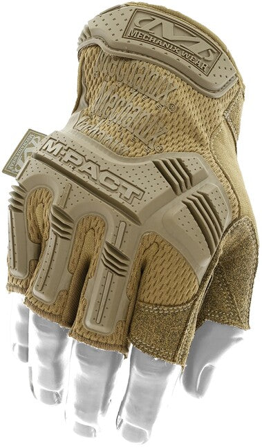 Mechanix M-Pact Γάντια Προστασίας από Κρούση χωρίς Δάκτυλα, Coyote