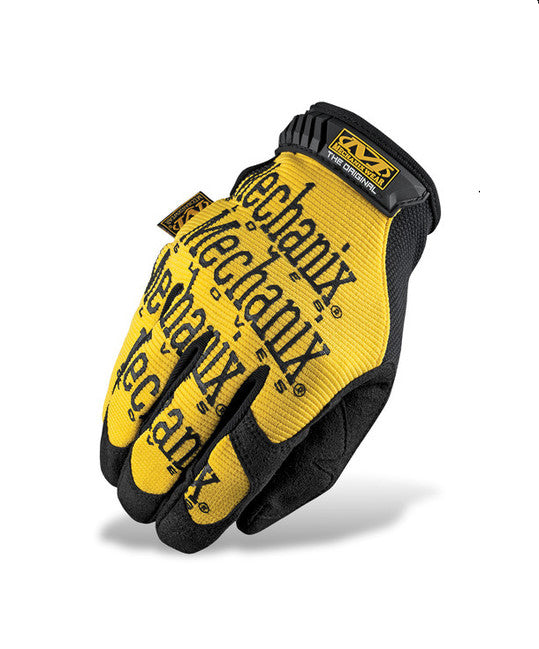 Mechanix Original Γάντια, Κίτρινο με Μαύρη Επιγραφή