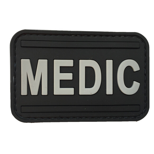 WARAGOD Medic PVC Κονκάρδα Μαύρο και Γκρι