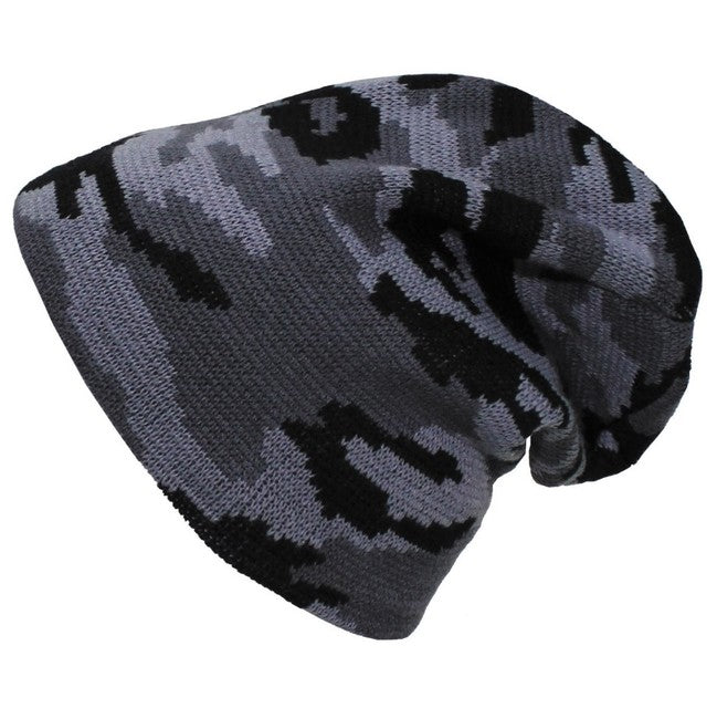MFH Πλεκτός Σκούφος Beanie μακρύς, camo