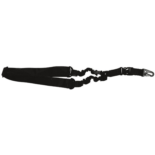 MFH Ιμάντας Bungee με Καραμπίνα, Μαύρο