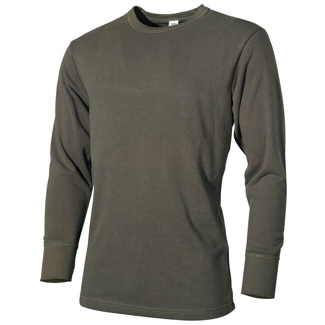 MFH BW αμάνικο μπλουζάκι fleece, λαδί