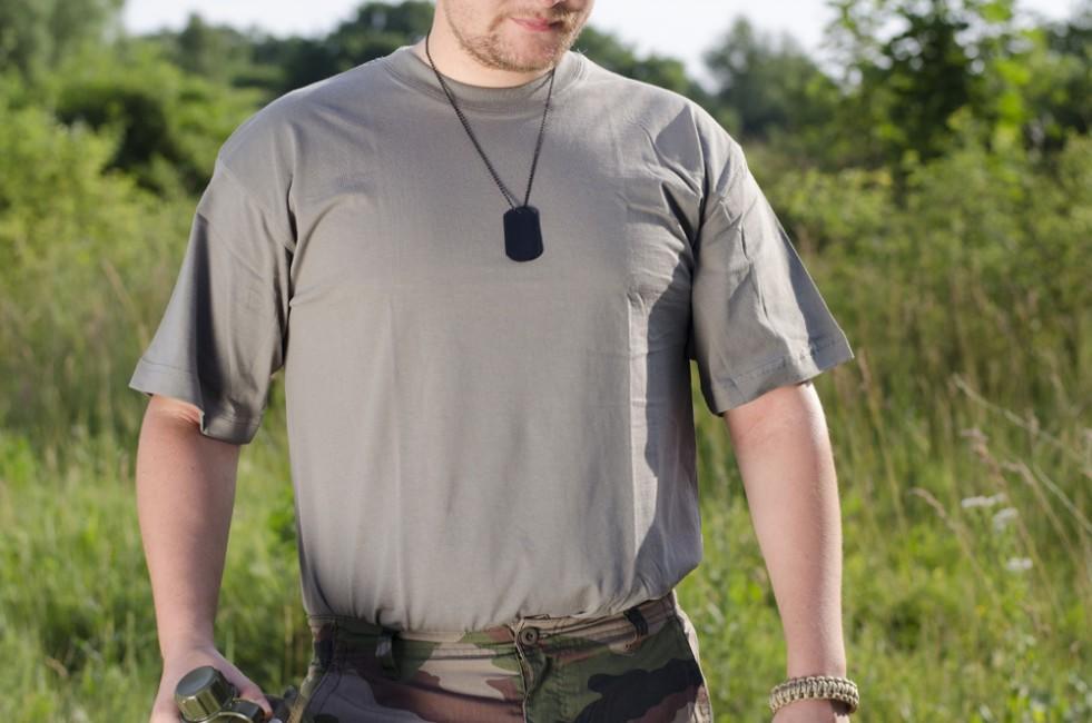MFH Dog-Tags Στρατιωτικές Ταυτότητες με αλυσίδα, μαύρο