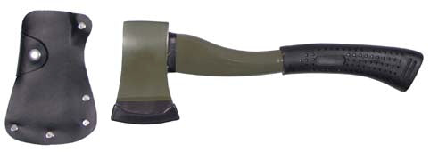MFH Deluxe Τσεκούρι με Θήκη 36cm, Πράσινο