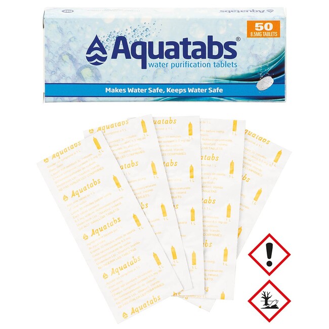 MFH Medentech Aquatabs Απολύμανση Νερού, 50 ταμπλέτες
