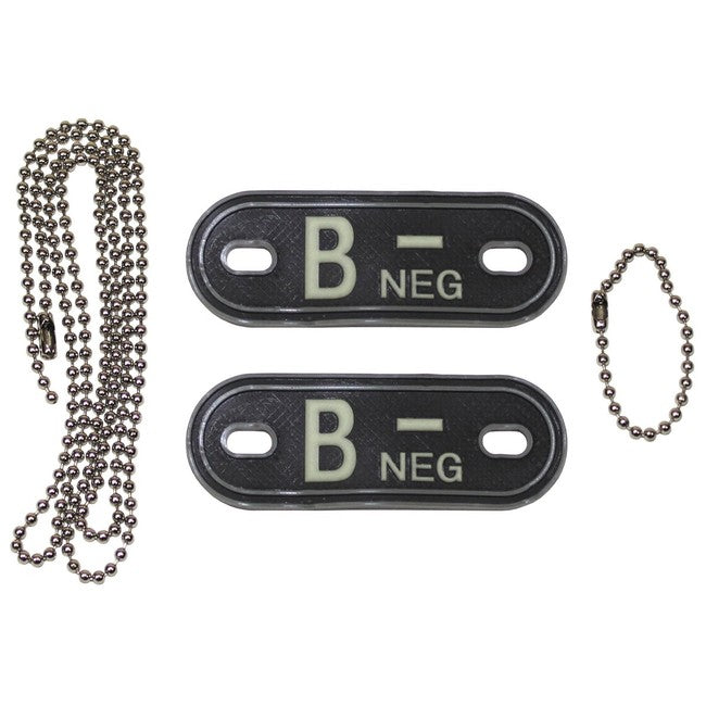 MFH Dog-Tags Ταυτότητες Σκύλου 3D PVC B NEG, μαύρο