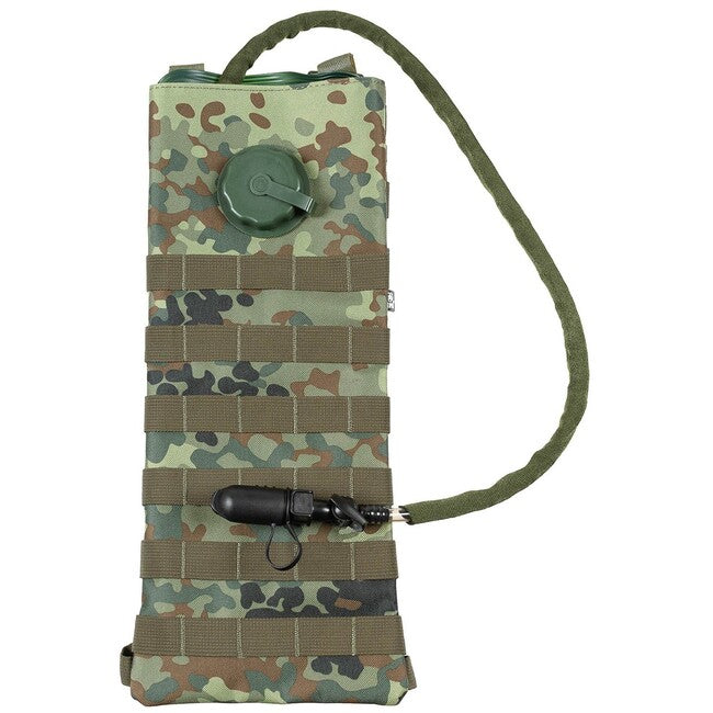 MFH MOLLE Σακίδιο Ενυδάτωσης με TPU Σωλήνα, 2,5 L, BW camo