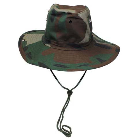 MFH Καπέλο Cowboy camo woodland