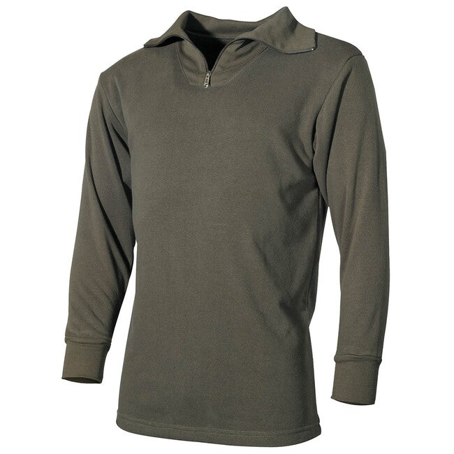 MFH BW Plush Tricot Πουκάμισο, OD green