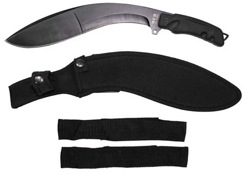 MFH Kukri Μαχαίρι με Θήκη, Μαύρο