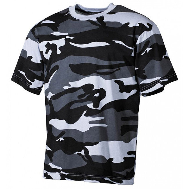 MFH μπλουζάκι Camo Skyblue