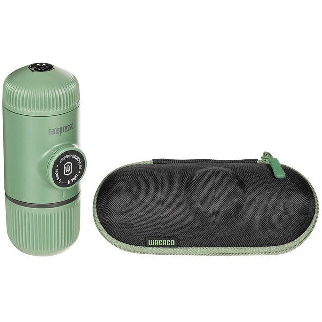 MFH Nanopresso Φορητή Μηχανή Espresso με Θήκη, Πράσινο