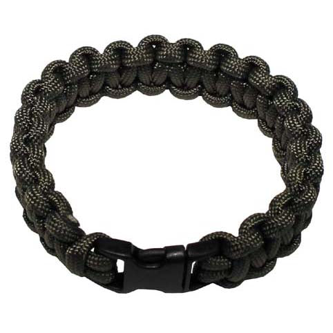 MFH Βραχιόλι Paracord, Λαδί, Κλιπ Κλειδώματος