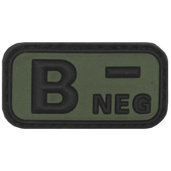 WARAGOD 3D B Negative κέντημα 5x2,5cm, μαύρο
