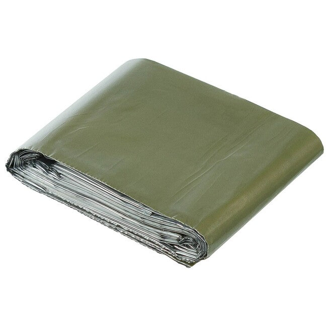 MFH Κουβέρτα Έκτακτης Ανάγκης, Ασημί και OD green