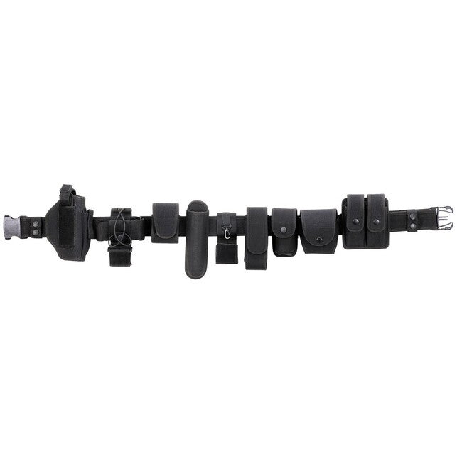 MFH Security Ζώνη Nylon, Μαύρο, 12 Τεμάχια, PP Ενίσχυση