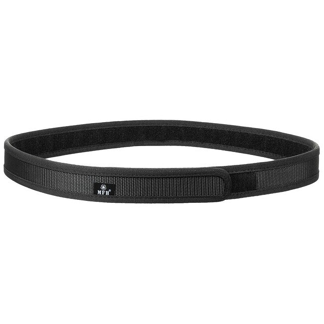 MFH Security Ζώνη Nylon με Αγκράφα Άγκιστρο-Θηλιά, Μαύρο, Υπέρ-Μεγάλο