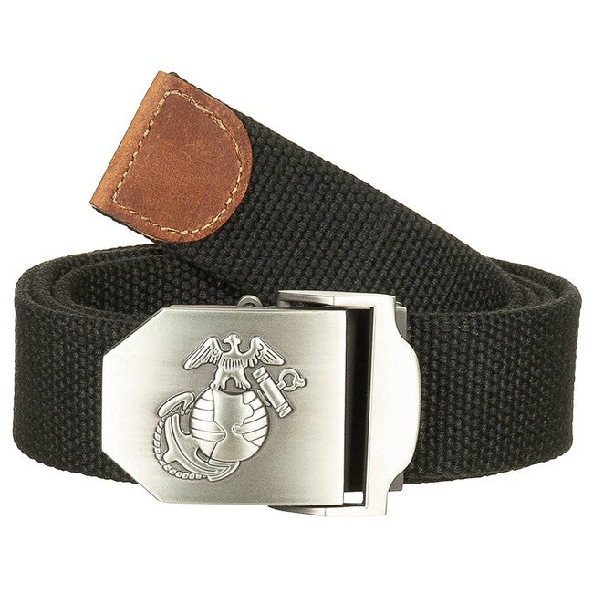 MFH USMC Web Belt Ζώνη, περ. 4 εκ., μαύρο