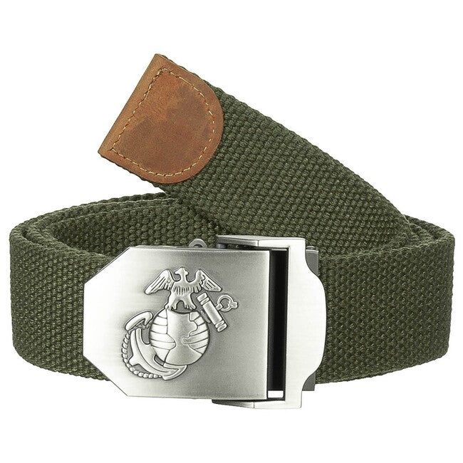 MFH USMC Web Belt Ζώνη, περίπου 4 cm, OD πράσινη