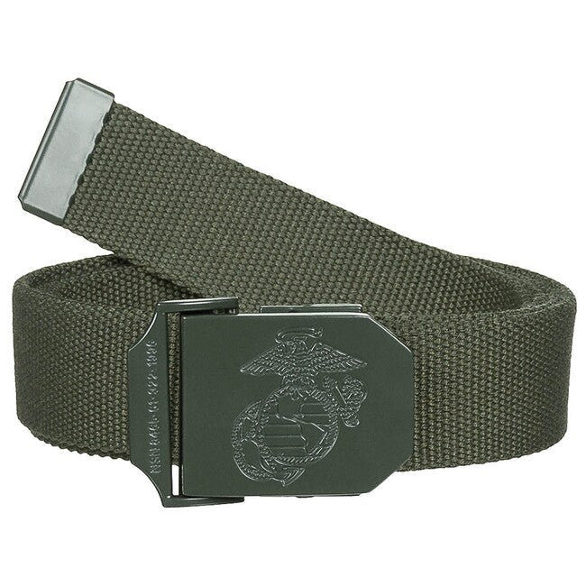 MFH USMC Web Belt Ζώνη, OD πράσινο, περ. 3,5 cm