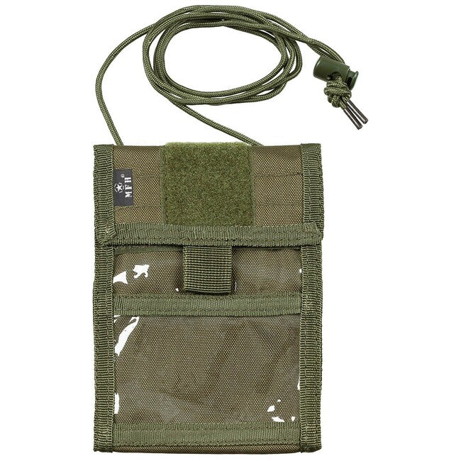 MFH Πορτοφόλι Λαιμού με Κορδόνι, OD green