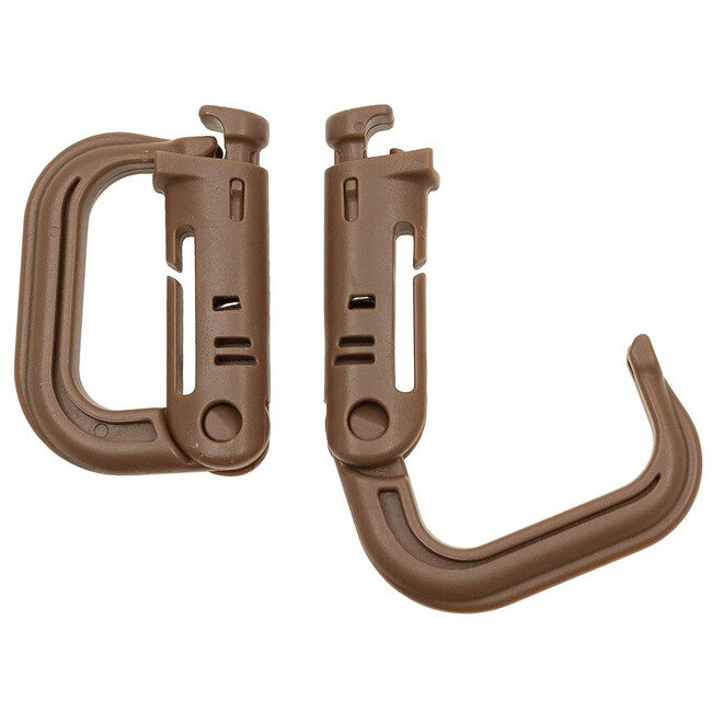 MFH MOLLE Κάρμπιν Πλαστική, Coyote Tan, 2 τεμάχια