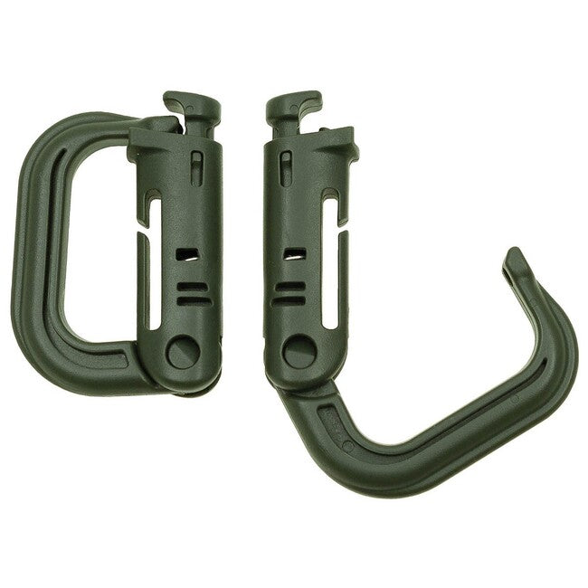 MFH Κάραβίνα MOLLE Πλαστική, OD green, 2 τεμάχια